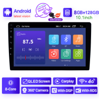Seicane -8-core CPU 9 inch 10.1inch 2.5D IPS Touch Screen Android 15.0 Car GPS Navigation System Headunit for Universal GPS Navigation Radio Support 360 panoramic DSP GPS 4G WIFI Bluetooth