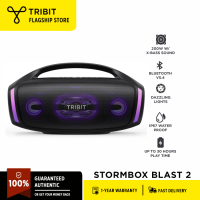 Tribit StormBox Blast 2 200W Bluetooth Speaker Portable Wireless Speaker with Subwoofer XBass LED Light Bluetooth 5.4 IP67 Waterproof Custom EQ 30H Playtime TWS Pairing for Party/Outdoor