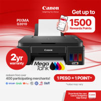 Canon G3010 Refillable Ink Tank System - Print / Scan / Copy / WiFi (Mac OS is NOT supported)