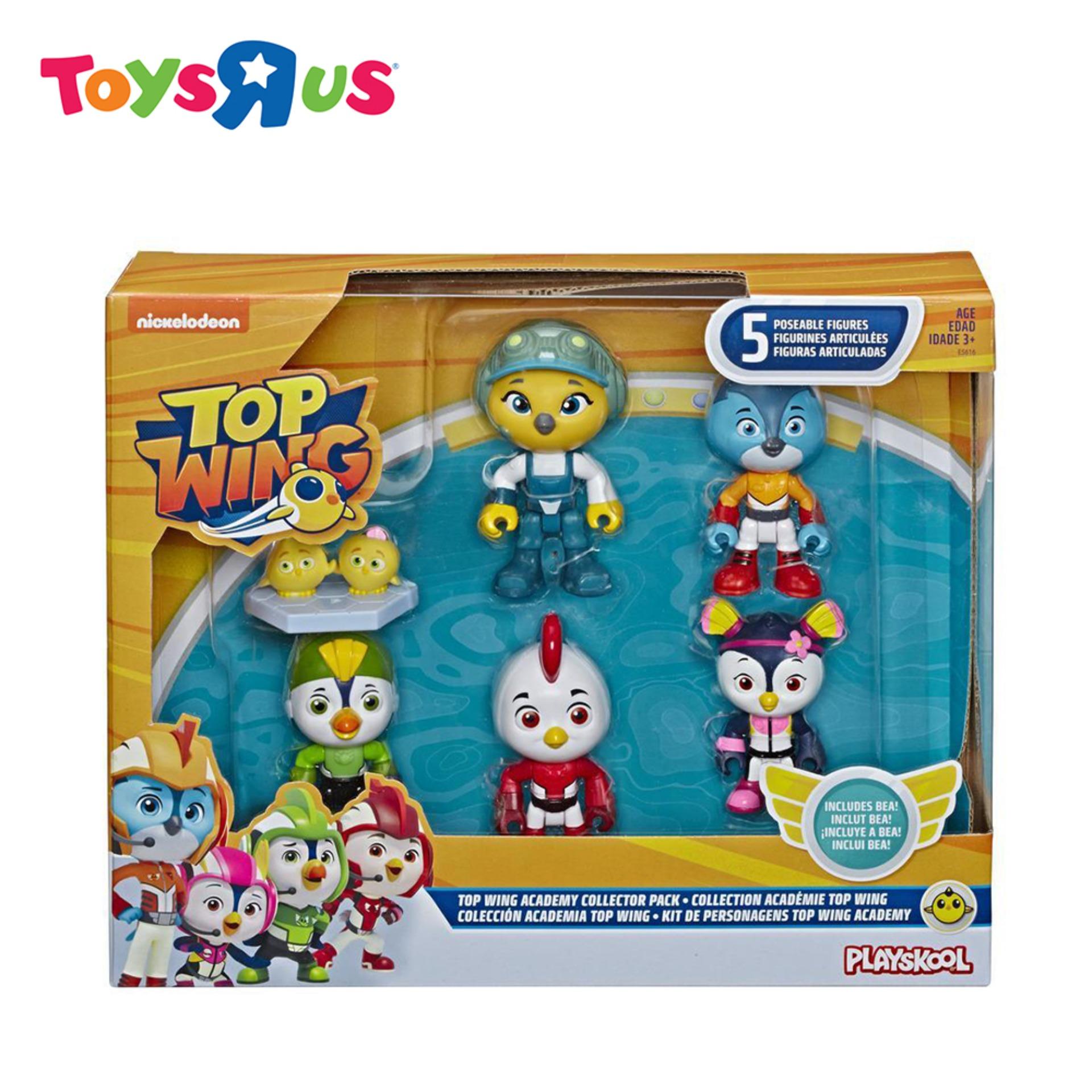 Top Wing Academy Collector Pack Includes 5 Poseable 3-inch Figures and Top  Wing Cheep & Chirp