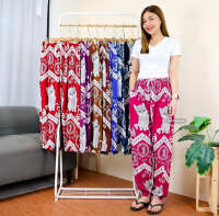 HoneyTopFashion--BKK High Waist Cat Print Wide Leg Pants Straight Cut Pant For Women Fresh High Quality(S-3XL)