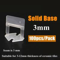 100 Pcs Insert Wedge Tile Leveler Systemy Transparent Clips For Tile Laying Tile Tools For Stone Installation Use