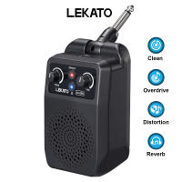 LEKATO JA-05G Mini Electric Guitar Amp Plug In with Built-in 4 Effects Rechargeable Portable Guitar Amplifier