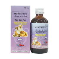 Papi Bion Plus Syrup (Vanilla Flavor) for Dogs & Cats 120ml