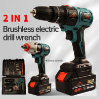 【IN STOCK】Hyreto 1000N.m Cordless Impact Wrenches Set Power Tools Cars Can Use Large Torque Brushless Wrench ElectricCordless Impact Drill (3 IN 1) 688vf Battery