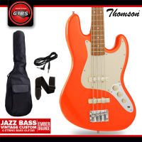 Thomson 4-String Vintage Custom Jazz Bass Guitar with FREE Accessories