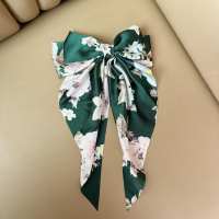 Ems new fashion Korea Elegant Long Bow Hairpin Large Ribbon Hair Clip accessories