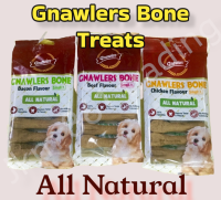 GNAWLERS BONE Small All Natural Dog Treats SMALL 1 PACK 6 PCS - MEDIUM BONE 1 PC 90 GRAMS - LARGE BONE 1 PC 265GRAMS - 100% Rawhide Free Chew Dog Treat