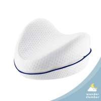Wonder Slumber Leg & Knee Memory Foam Side Sleeper Support Pillow - Soothing Pain Relief for Sciatica Back Hips Knees