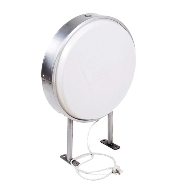 Trademark LED lightbox circular advertising lightbox lighting sign outdoor double-sided lightbox