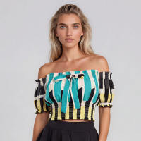 Genevieve Gozum Kathleen Top Printed