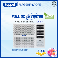 Koppel 1.0 HP/ 1.5 HP Full DC Inverter Window Type Aircon  (Gold Fins R32 Refrigerant Sleep Mode Silver Ion Antibacterial Filter Remote Control Sensor Auto-Restart)