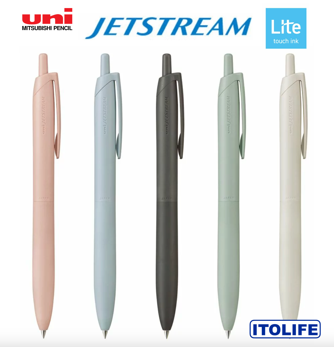 Uni Jetstream Lite Touch Ink Ballpoint Pen 0.5mm- 1pc
