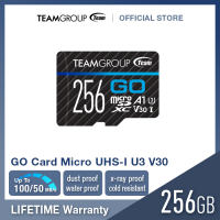 TEAMGROUP MicroSDXC GO CARD 4K UHS-I U3 V30 A1 W/1Adapter 128/256GB