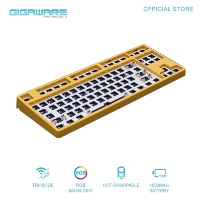 Gigaware MMD87 DIY 87 Keys Hot-Swappable Tri-Mode 80% Mechanical ...