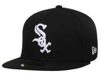 Chicago White Sox MLB AC Perf Black 59FIFTY Fitted Cap