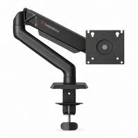 THRONMAX MS25 Black Monitor ARM- Adjustable Gas Spring Monitor Stand Swivel Bracket For Computer