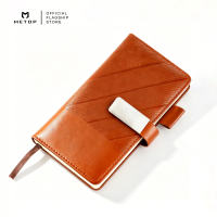 Personalized Name Notebook with Magnetic Side Pocket and Pen Holder PU Leather Journal & Notepads A6 Size