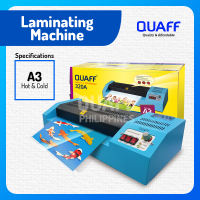 A3/A4 QUAFF Laminator Machine HOT/COLD/REVERSE 220v Heavy Duty Laminating Machine