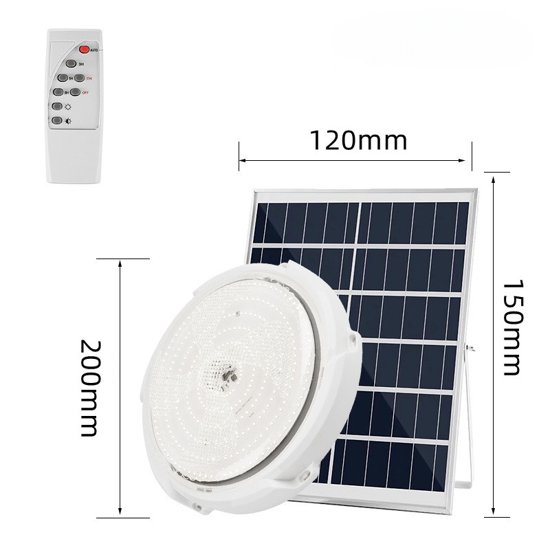 （BUY 1 TAKE 1）CBLUE LED Solar Ceiling light Waterproof Pendant Light Outdoor Indoor Solar-Power Lamp With Line Corridor light for Garden Decoration