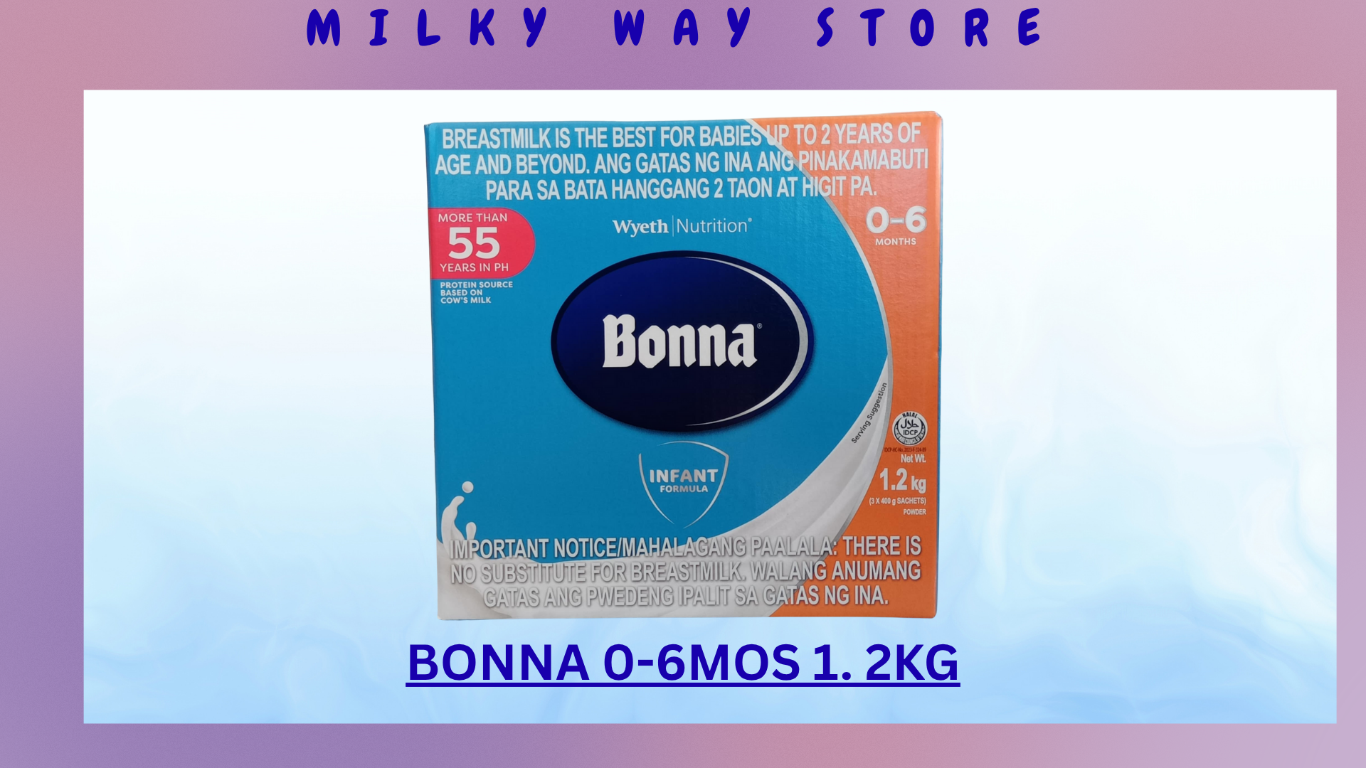 Bonna 0-6mos 1.2kilos
