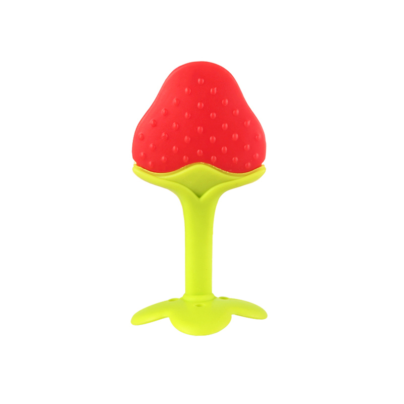 Teether for Baby Soft Silicone Teether Fruit shape Teether toy for Infant BPA FREE Toys