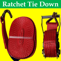 Maco 2-3-5 Tons 6-10 Meters Heavy Duty Ratchet Tie Down Cargo Lashing Belts Width: 2 Adjustable Cargo Straps Lashing Belt