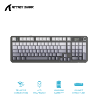Attack Shark X98 Pro Tri Mode 95% Wireless Gasket RGB Backlit Hot Swappable Gaming Keyboard