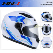 HNJ FF898 Full Face Motorcycle Helmet - Size: Large