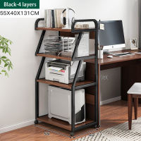 Magic Home Office Stand Storage Rack Floor Printer Rack Shelf With wheel Movable PC case Computer Rack Printer files organisers