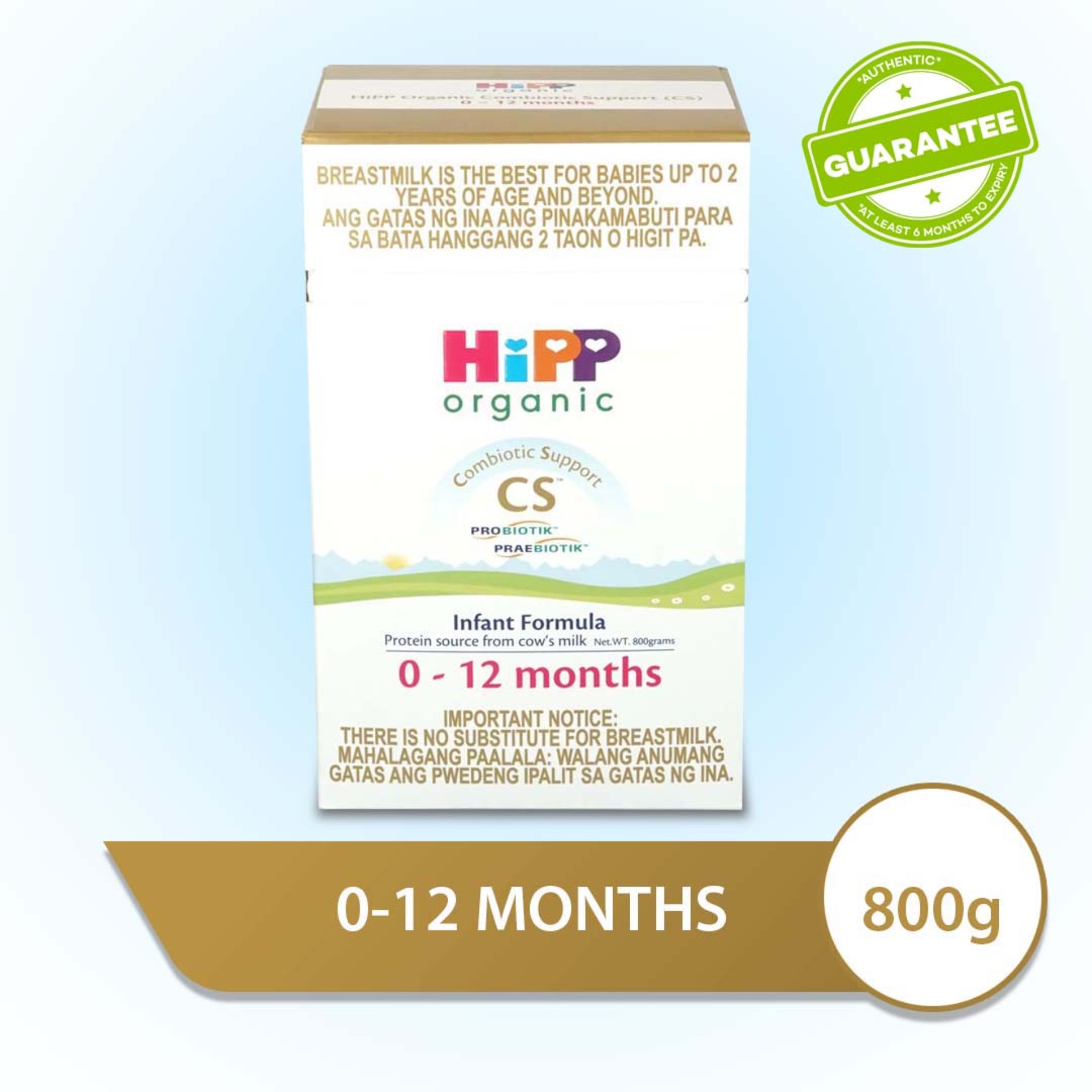 HiPP Organic CS Infant Formula 0-12 Months 800g