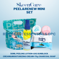 Skeencare Peel&Renew Mini Set  New Packaging 10x Intensive Care for Face and Body