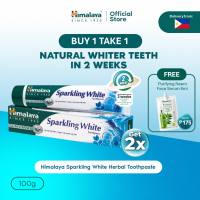 BUY 1 TAKE 1 - Himalaya Whitening Sparkling White Toothpaste 100g | Herbal Care for Oral Health
