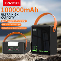 Tranyoo PD 22.5W F17 70000mah Super Fast Charging Power Bank  Large Capacity portable original brand power bank  4 Output for Huawei Samsung Realme Xiaomi Vivo