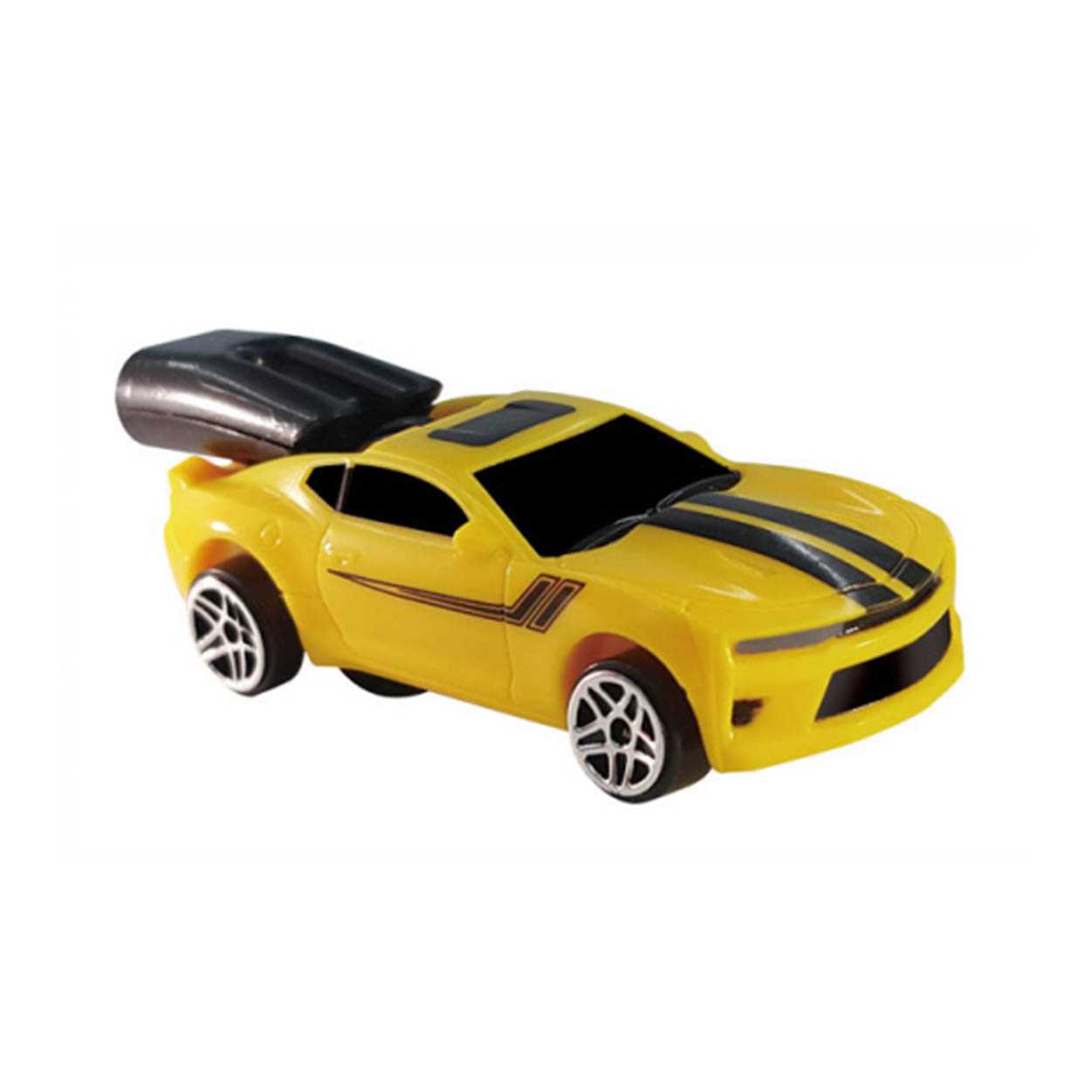 Whistle Racer Super Shadow Green Toy Car With Launcher Series 2 Ultra Edition 