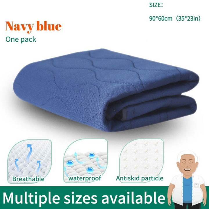 Vbell Adult waterproof bed pads for elderly incontinent pads for seniors bedwetting care mats
