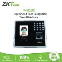  ZKTeco Biometric Time and Attendance High Verification Speed Supports Multiple Verification Methods Face Fingerprint Card Password Combinations and Basic Access Control Functions MB160 PLUS/ID