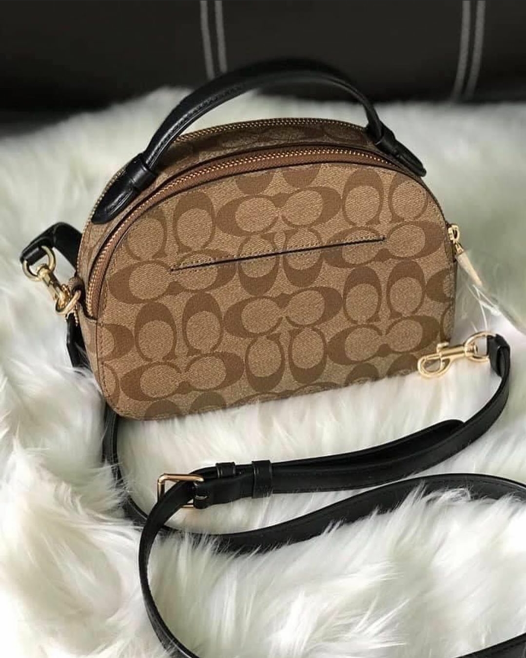 coach 1591 serena satchel in signature canvas