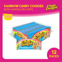 Chips Delight Rainbow Candy Cookies with Chocolate Chips 20g (Pack of 12)