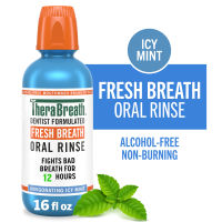 TheraBreath Mouthwash Icy Mint 473ml