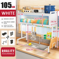 JSF Dish Cabinet Rack Sink Rack Drain Rack With Cabinet Door Multi-functional Kitchen Organizer