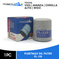 Fleetmax Oil Filter Toyota Vios / Avanza / Corolla / Wigo / Altis FL-110  C-110 ) 1Pc