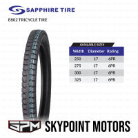 SAPPHIRE TUBE-TYPE TIRE 17″ FOR TRICYCLE E802 2.50-17 2.75-17 3.00-17 3.25-17 (9313)