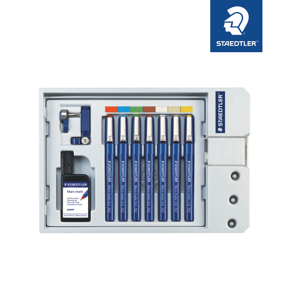 STAEDTLER MARS MATIC TECHNICAL PEN SET 700 S7