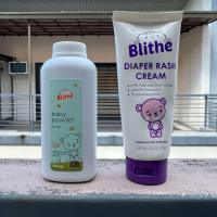 blithe baby cream powder talc free 15% zinc oxide cornstarch calendula scent gel ointment rashes irritated skin hypoallergenic diaper rash