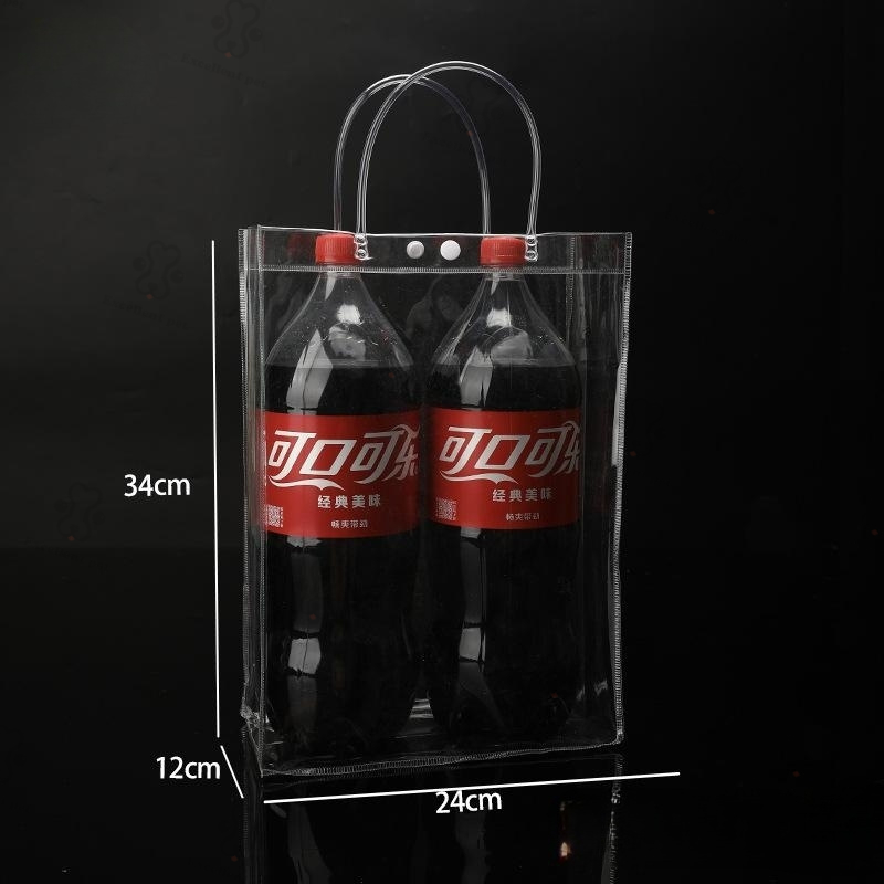 PVC Handle Bag Paper Bag Window paper bag Clear bag transparent bag Clear Tote Christmas Gift Packaging Bag Wedding Food Bag