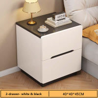 Magic Home Bedside Table Simple Modern Bedside Table Bedroom Cabinet with Drawers Wooden Side Table