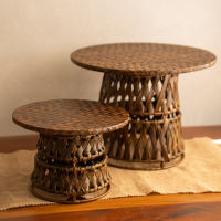 Severine Woven Food Riser/Buffet/Grazing/Dessert Stand/Tray- Domesticity