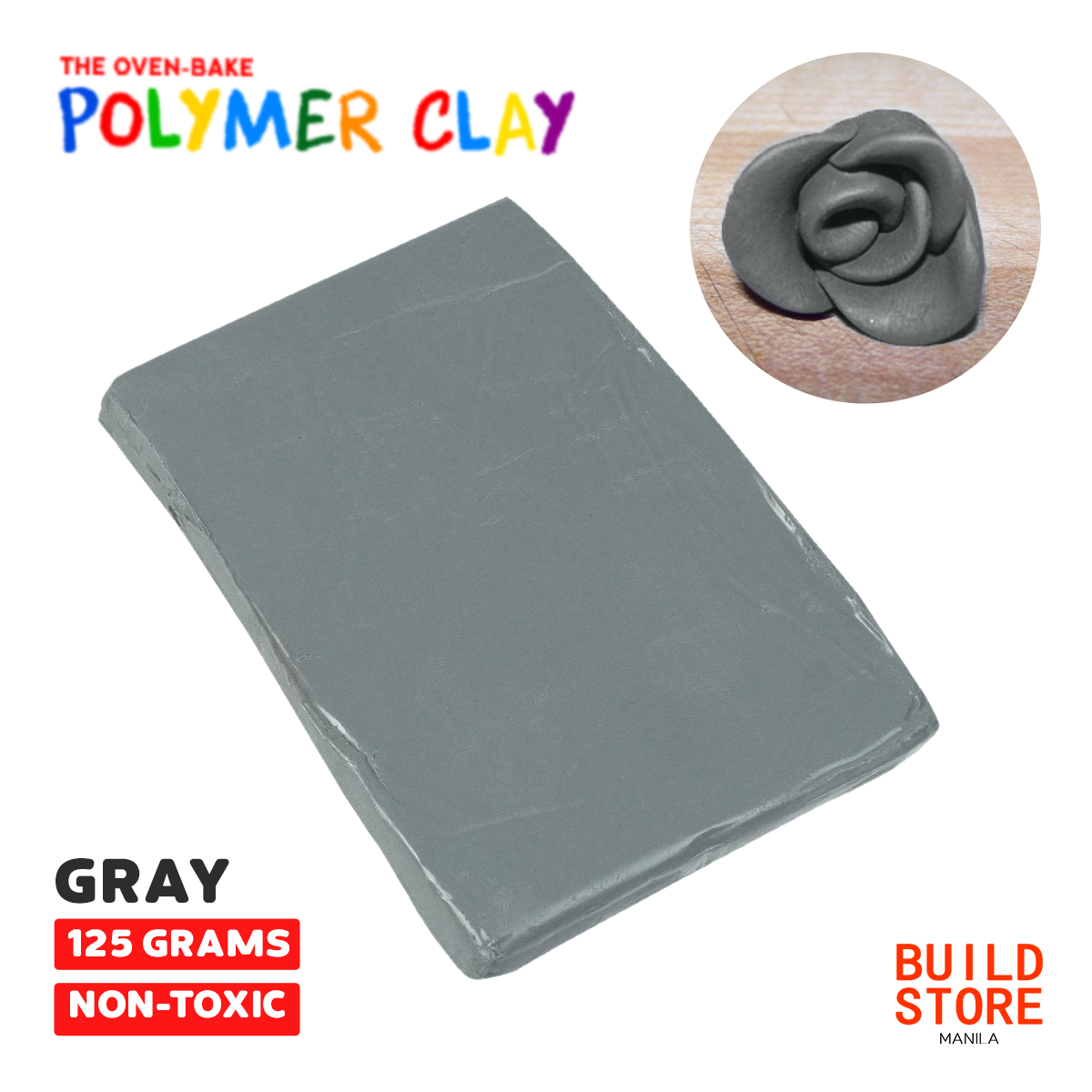 Polymer Clay - 100g and 125g Block (Multiple Colors) | Oven Bake Clay