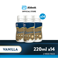 Glucerna Vanilla 220ml RPB for Diabetic Nutrition (Bundle of 14)